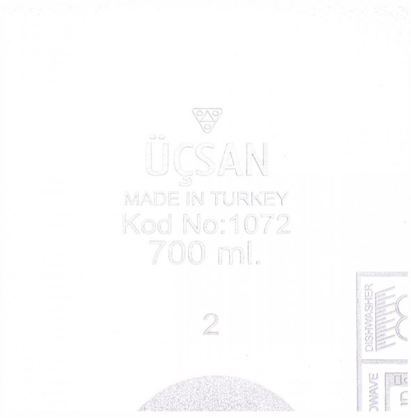 Набор контейнеров (400, 700 мл, 1,3 л) 3 шт салатовые  Ucsan Plastik &quot;Ucsan&quot; / 296207