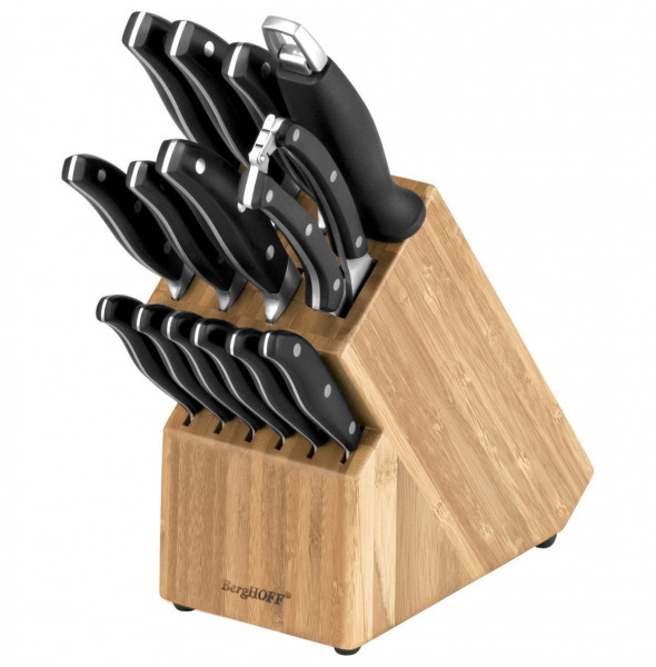 Набор кухонных ножей 15 предметов на подставке кованные  Berghoff &quot;BergHOFF&quot; / 162529