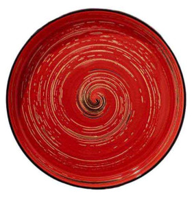 Тарелка 28 см красная  Wilmax "Spiral"  / 327565