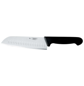 Шеф-нож Сантоку 17,5 см  P.L. Proff Cuisine "PRO-Line" черный / 316440