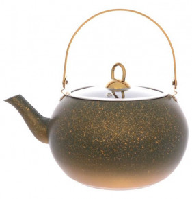 Заварочный чайник 1 л с антипригарным покрытием оливковый  O.M.S. Collection "TEAPOT SETS" / 259474