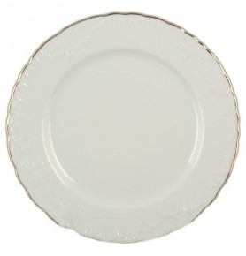 Набор тарелок 25 см 6 шт  Royal Czech Porcelain "Рококо /Отводка золото" / 096782
