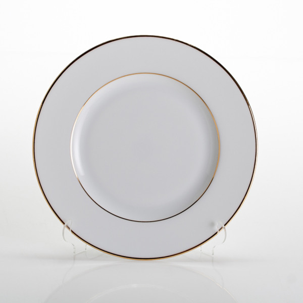 Набор тарелок 19 см 6 шт  Porcelaine Czech Gold Hands &quot;Марго /Отводка золото&quot; / 054809