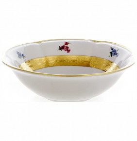 Набор салатников 16 см 6 шт  Bavarian Porcelain "Мария-Тереза /Мелкие цветы /Золотая лента" / 103878