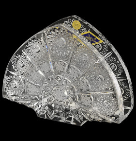 Салфетница 14 см  Aurum Crystal "Хрусталь резной" / 167497