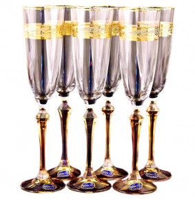 Бокал для шампанского 200 мл 1 шт  Crystalex CZ s.r.o. "Элизабет /7938"  / 156053