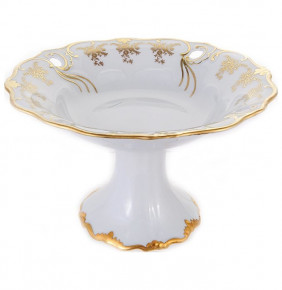 Фруктовница 25 см н/н  Bavarian Porcelain "Барокко /Матовое золото /202" / 133772