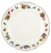Набор тарелок 25 см 6 шт  Royal Czech Porcelain &quot;Болеро /Полевой букет /Отводка золото&quot; / 096776