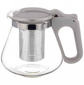 Заварочный чайник 700 мл с фильтром светло-серый / 274909