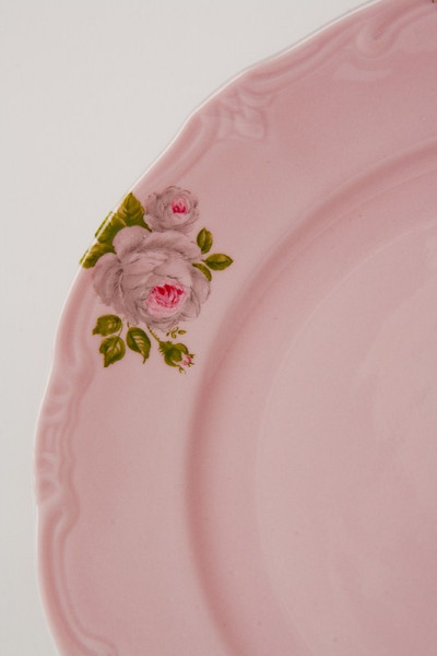 Набор тарелок 24 см 6 шт  Weimar Porzellan &quot;Алвин розовый&quot; / 001607