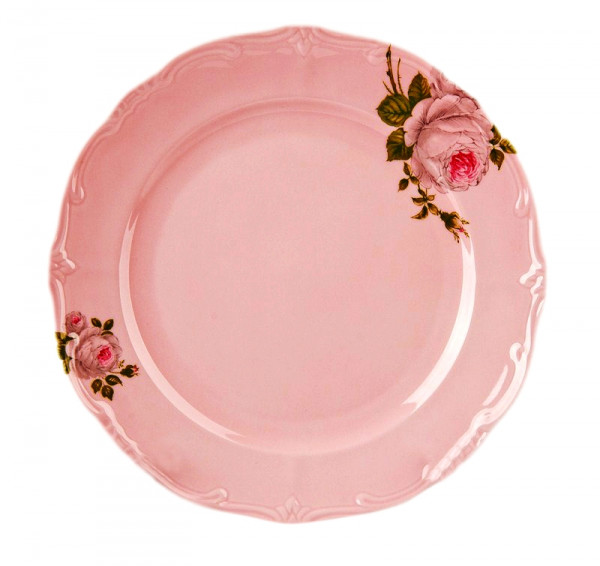 Набор тарелок 24 см 6 шт  Weimar Porzellan &quot;Алвин розовый&quot; / 001607