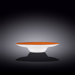 Тарелка 24 см глубокая оранжевая  Wilmax "Splash" / 261823