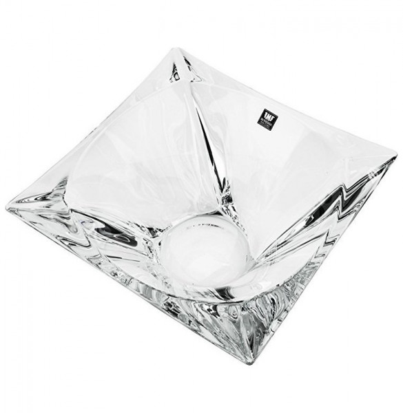 Ваза для конфет 12,5 см  Aurum Crystal &quot;Квадрон /Без декора&quot; / 136812