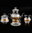 Чайный сервиз на 6 персон 15 предметов  Bohemia &quot;Версаче золото&quot; R-G / 069041