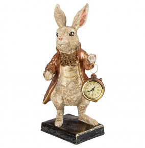 Фигурка с часами 17 х 14 х 30 см  LEFARD "Английская коллекция /Кролик" / 227470