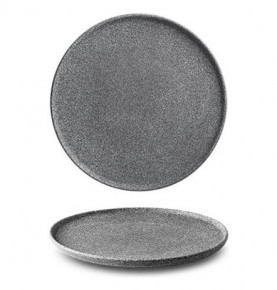 Тарелка 20 см 1 шт неглазурованная  G.Benedikt "Optimo granit /Серый" / 276702