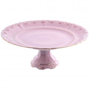 Фруктовница 32 см н/н  Leander "Соната /Розовый цветок" розовая / 148714