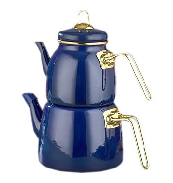 Набор чайников 2 предмета (заварочный 1 л, чайник 2 л) тёмно-синий  Paci &quot;Пачи /Элит Класс&quot; / 222721