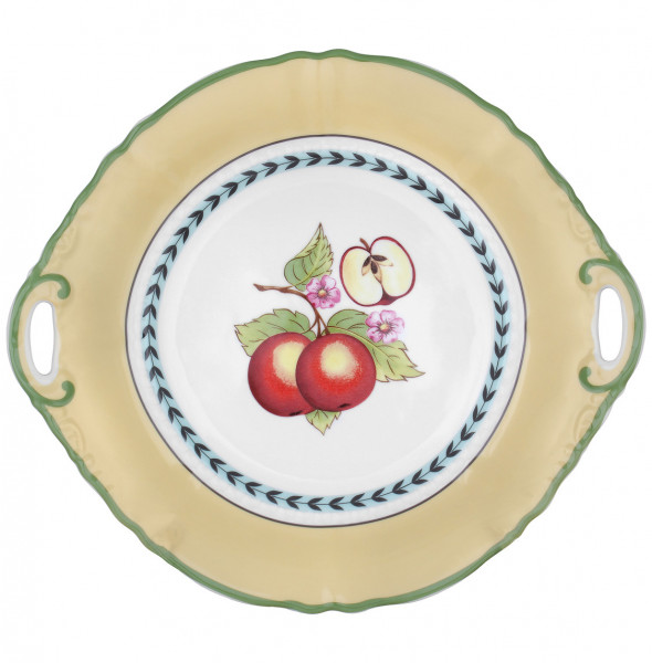 Пирожковая тарелка 27 см  Leander &quot;Соната /Фруктово-ягодная&quot; Яблоко / 299481
