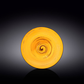 Тарелка 20 см глубокая жёлтая  Wilmax "Spiral" / 261605