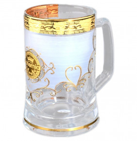 Кружка для пива 500 мл  Bohemia "Богемия /Версаче золото" B-G / 113553