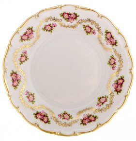 Набор тарелок 19 см 6 шт  Bohemia Porcelan Moritz Zdekauer 1810 s.r.o. "Магнолия /Дикая роза" / 090383