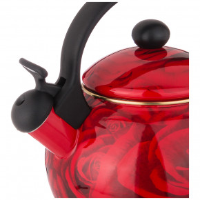 Чайник 2,2 л красный со свистком /эмалированный /индукционное дно "Agness /Кармен" / 195987