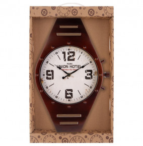 Часы настенные 41 х 26 см кварцевые черные  LEFARD "WATCH" / 188036