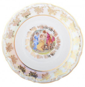 Набор тарелок 23 см 6 шт глубокие  Repast "Мария-Тереза /Мадонна перламутр" R-L / 271071