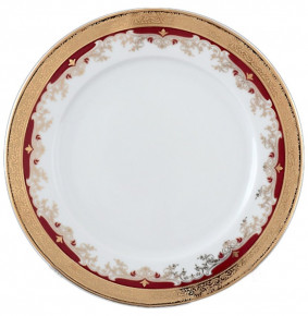 Набор тарелок 17 см 6 шт  Thun "Кристина /Лилии на красном" / 056210