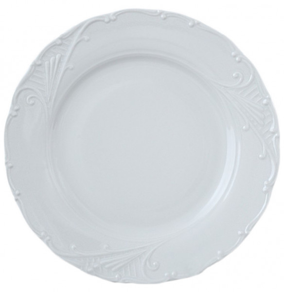 Набор тарелок 25 см 6 шт  Bohemia Porcelan Moritz Zdekauer 1810 s.r.o. &quot;Лиана /Без декора&quot; / 057637