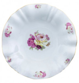 Тарелка 23 см 1 шт глубокая  Royal Czech Porcelain "Каролина /Английская роза" / 203864