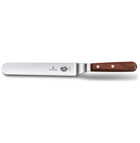 Лопатка кондитерская 15 см изогнутая  Victorinox "Rosewood" ручка розовое дерево / 317109