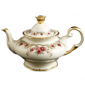 Заварочный чайник 1,2 л  Bohemia Porcelan Moritz Zdekauer 1810 s.r.o. "Анжелика /Плетистая роза /СК" / 094597
