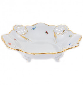 Барбарина 33 см  Bavarian Porcelain "Веймар /Мелкие цветы /Матовое золото" / 133795