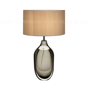 Настольная лампа 1 рожковая  Cloyd "FOAM" / выс. 65 см - дымчатое стекло / 346176