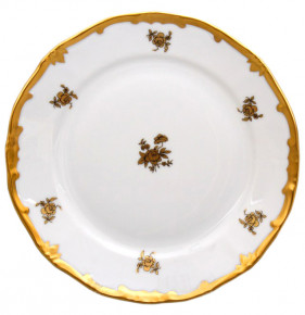 Набор тарелок 19 см 6 шт  Weimar Porzellan "Роза золотая /золото"  / 013186