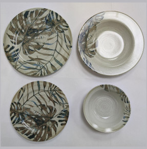 Набор тарелок 24 предмета на 6 персон  O.M.S. Collection "Porland Arizona" / 284346