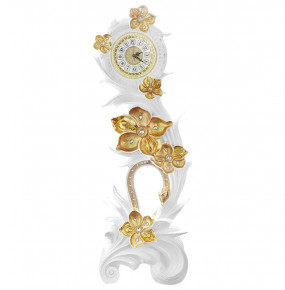 Часы напольные 167 см "Royal Classics /Золотые цветы /Стразы" / 151304