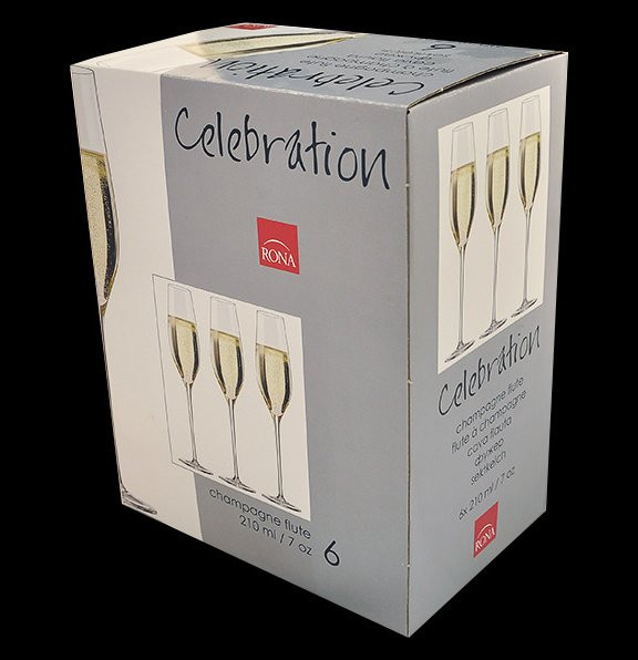 Бокалы для белого вина 360 мл 6 шт  Rona &quot;Celebration /Оптическое преломление&quot; / 078845