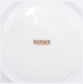 Набор тарелок 18 предметов  Repast "Мария-Тереза /Золотые листики на бежевом" R-S / 272741