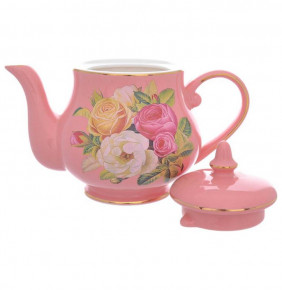 Заварочный чайник 450 мл розовый  Royal Classics "Радуга /Розы" / 275560