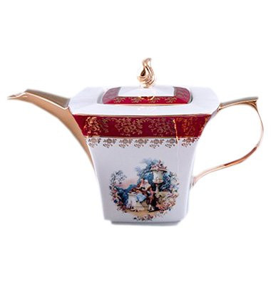 Заварочный чайник 1,2 л  Royal Czech Porcelain &quot;Львов /Барокко красное&quot; / 204660
