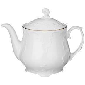 Заварочный чайник 1,1 л  Cmielow "Рококо /Отводка золото"  / 123355