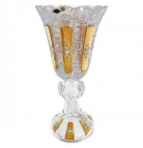 Ваза для цветов 50,5 см  Aurum Crystal "Хрусталь с золотом" / 033535