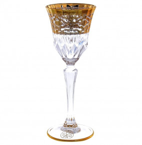 Рюмки для водки 80 мл 6 шт  RCR Cristalleria Italiana SpA "Timon /Адажио /С золотом" / 156130