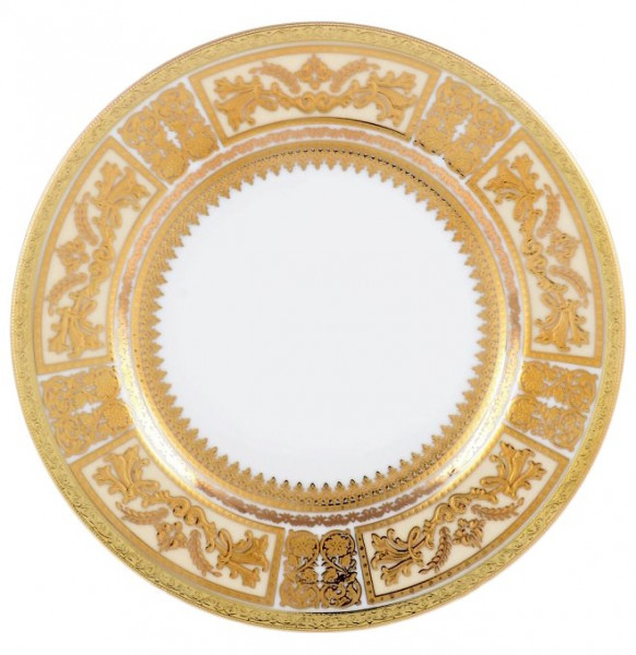 Набор тарелок 17 см 6 шт  Falkenporzellan &quot;Диадема /Белая крем золото&quot; / 146482
