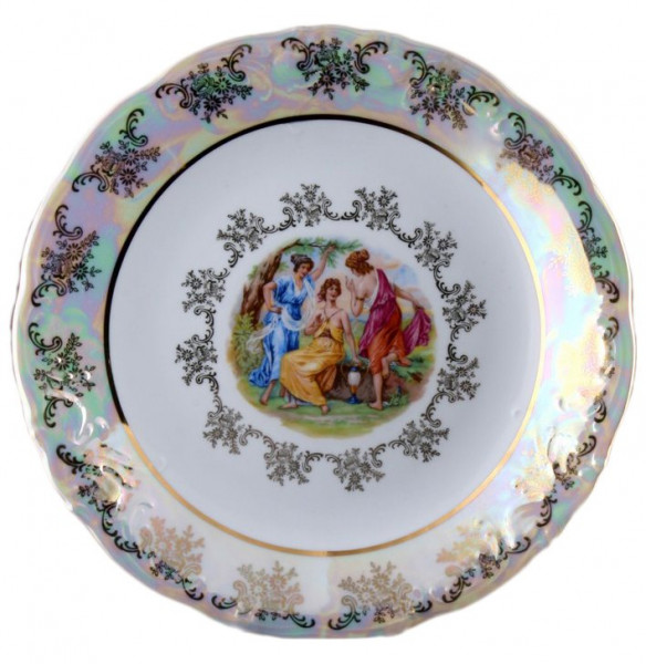 Блюдо 32 см круглое  Bavarian Porcelain &quot;Фредерика /Мадонна перламутр&quot; / 091941