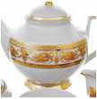 Чайный сервиз на 6 персон 15 предмета  Falkenporzellan &quot;Констанц /Императорское крем. /золото&quot; / 159983