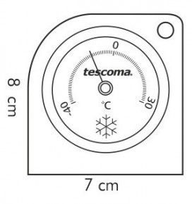Термометр для холодильника/морозильника "Tescoma /GRADIUS" / 146333